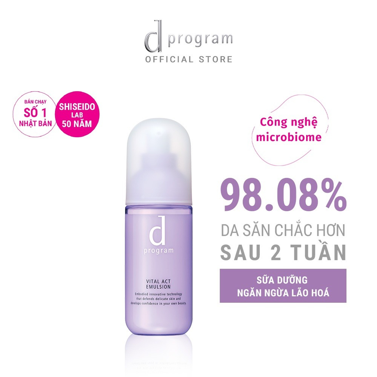  Sữa Dưỡng D PROGRAM Cải Thiện Các Dấu Hiệu Lão Hóa 100mL - Sản Phẩm Chính Hãng Tại Zitore 