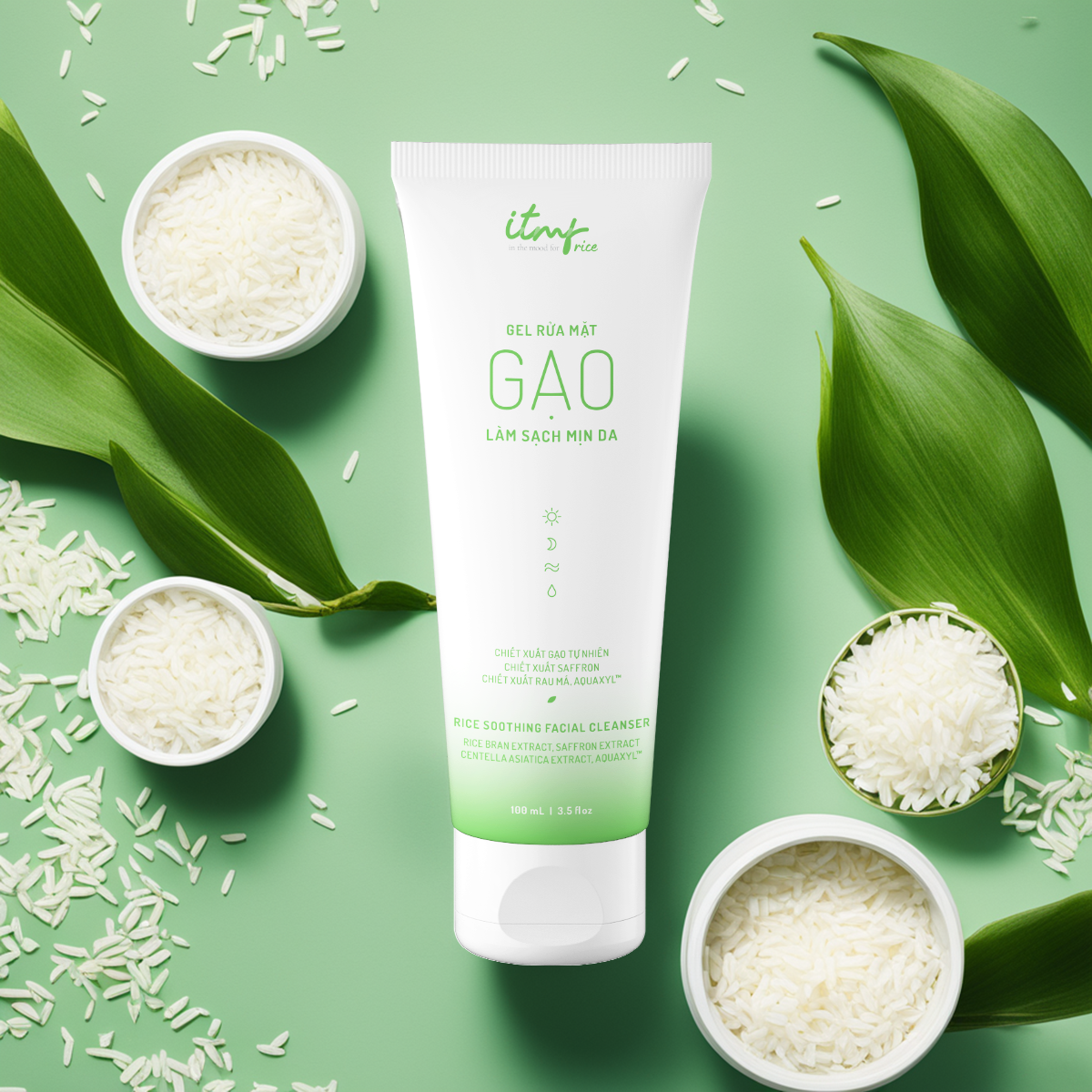  Gel Rửa Mặt Gạo ITMF Làm Sạch Mịn Da 100mL - Sản Phẩm Chính Hãng Tại Zitore 