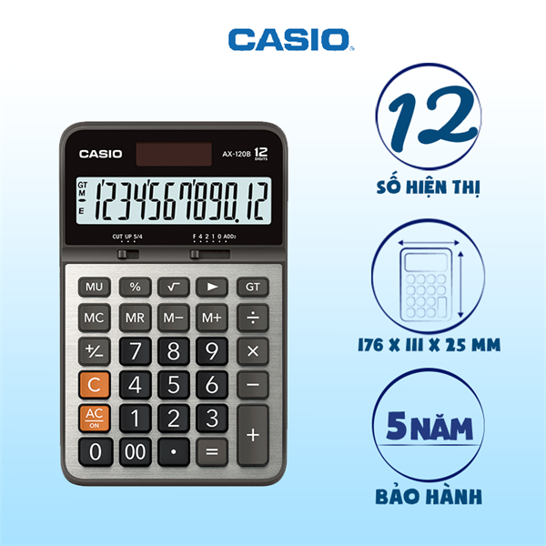 Máy tính 12 số CASIO MX-120B