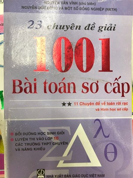 23 chuyên đề giải 1001 bài toán sơ cấp NXB GD VN