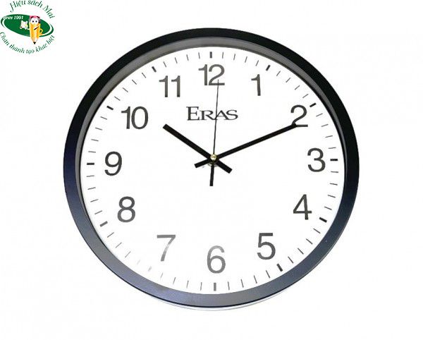 [ERAS] Đồng hồ treo tường, metal, 12 inch ERAS E864 sản phẩm chính hãng
