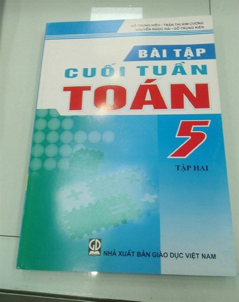 Bài tập cuối tuần toán 5 tập 2