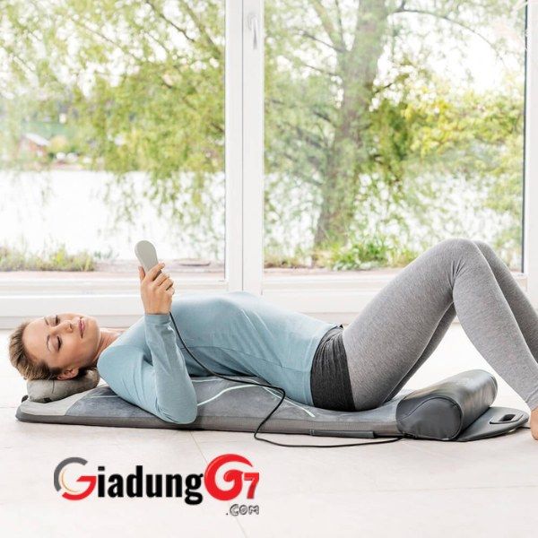 Đệm massage toàn thân Beurer MG280 Thiết bị sáng tạo giống như tấm thảm lấy cảm hứng từ yoga để kéo giãn cơ, massage và thư giãn