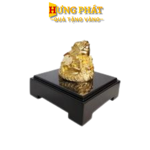 Tượng Cóc Thiềm Thừ Dát Vàng 24K