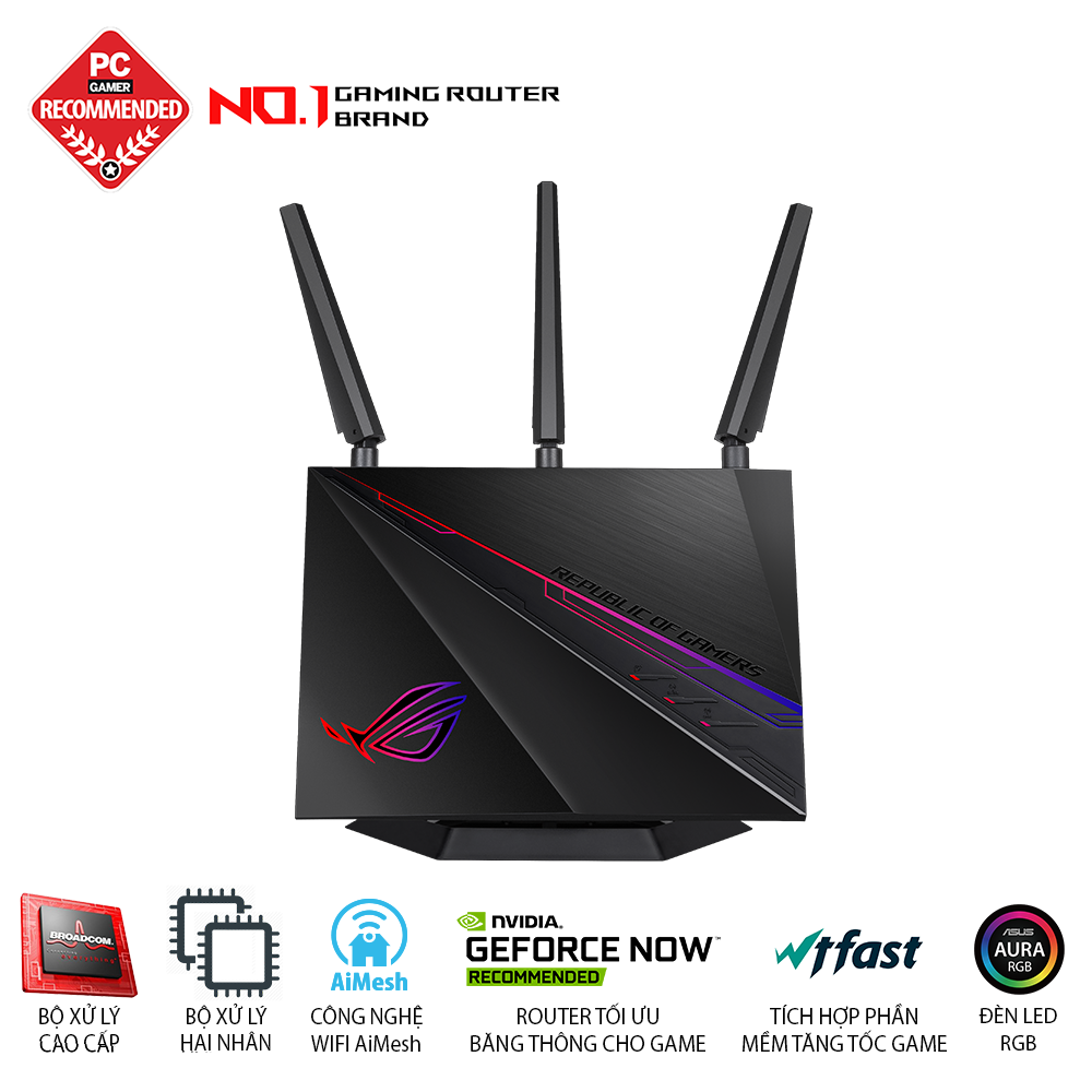  Wireless Router ASUS ROG Rapture GT-AC2900 (Gaming Router) 