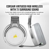  Tai nghe Corsair VIRTUOSO RGB Wireless - Trắng 