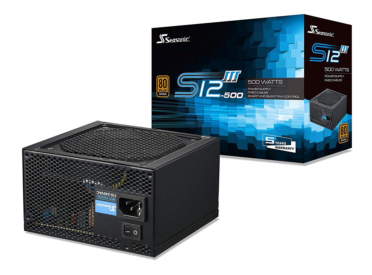 Seasonic 500W S12III 80 PLUS®Bronze