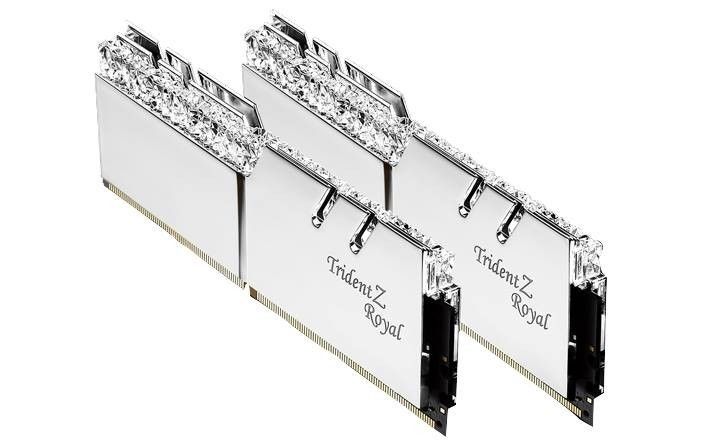  RAM G.SKILL TRIDENT Z Royal Silver - 16GB (2x8) DDR4 3000MHz 