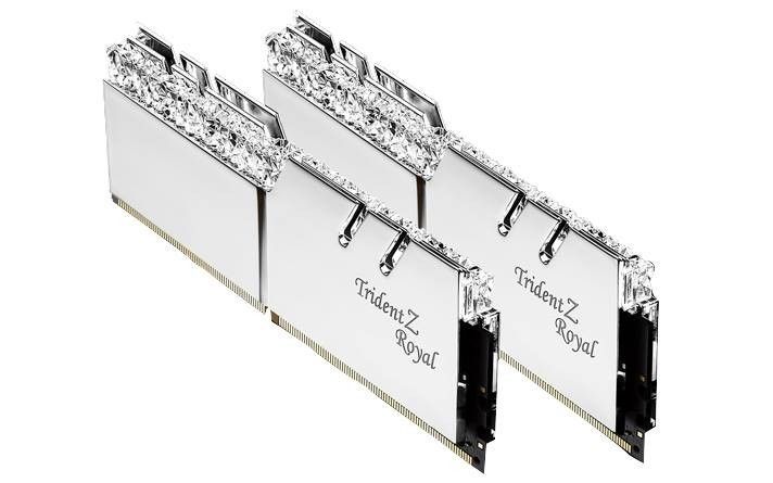  RAM G.SKILL TRIDENT Z Royal Silver - 16GB (2x8) DDR4 3200MHz 