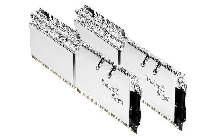 RAM G.SKILL TRIDENT Z Royal Silver - 16GB (2x8) DDR4 4600MHz 