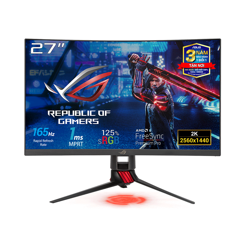 Màn hình cong Asus ROG STRIX XG27WQ 27" 2K 165Hz chuyên game