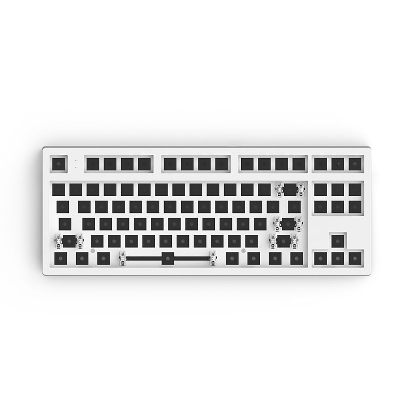 Bộ kit bàn phím cơ FL-Esports FL MK870 Transparent White