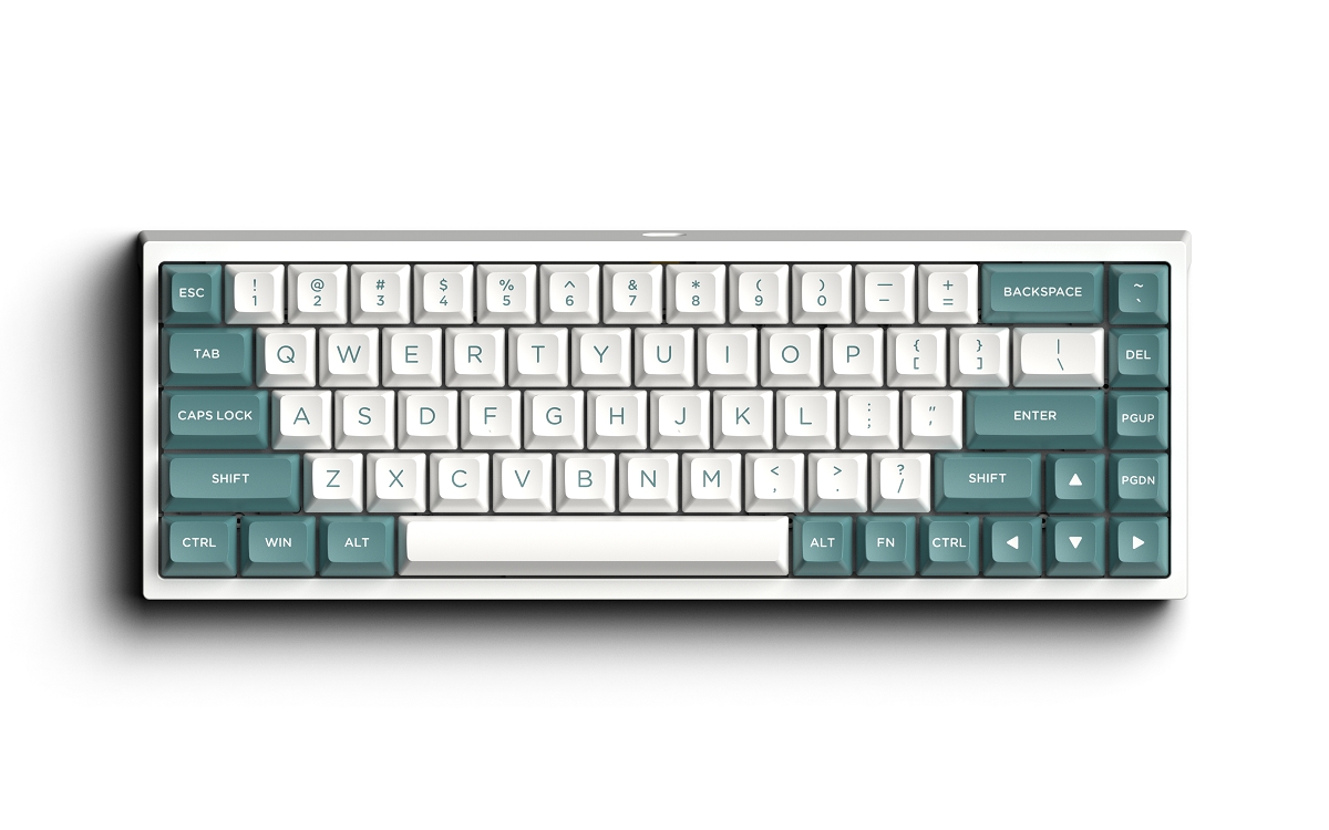 Bàn phím cơ FL-Esports FL680SAM Aqua Green (USB/2.4Ghz/Bluetooth)