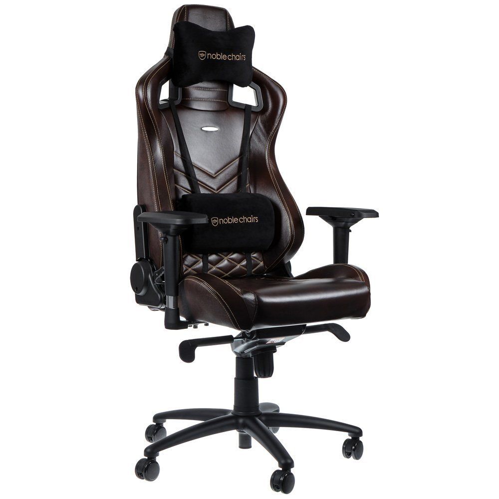  Ghế noblechairs EPIC – REAL LEATHER – BROWN / BEIGE 