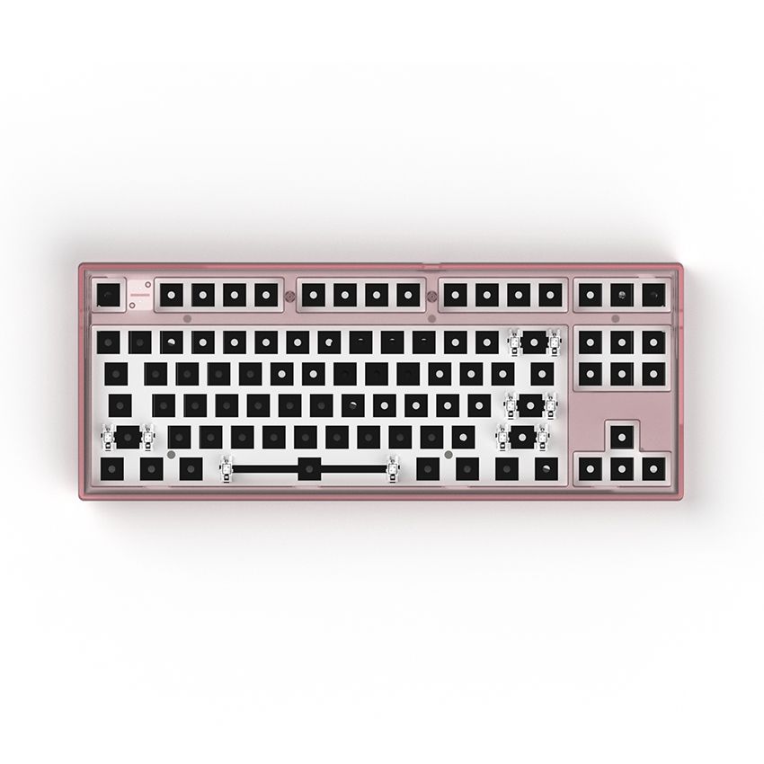  Bộ kit bàn phím cơ FL-Esports FL MK870 Transparent  Pink 