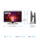  Màn hình BenQ MOBIUZ EX2510S HDR 165Hz IPS 1ms 