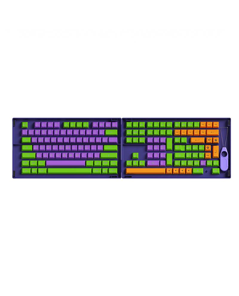  AKKO Keycap set EVA-01 (PBT Double-Shot/ASA profile/158 nút) 