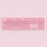  Keycap AKKO PC ASA Profile 155 nút - Pink (Clear) 
