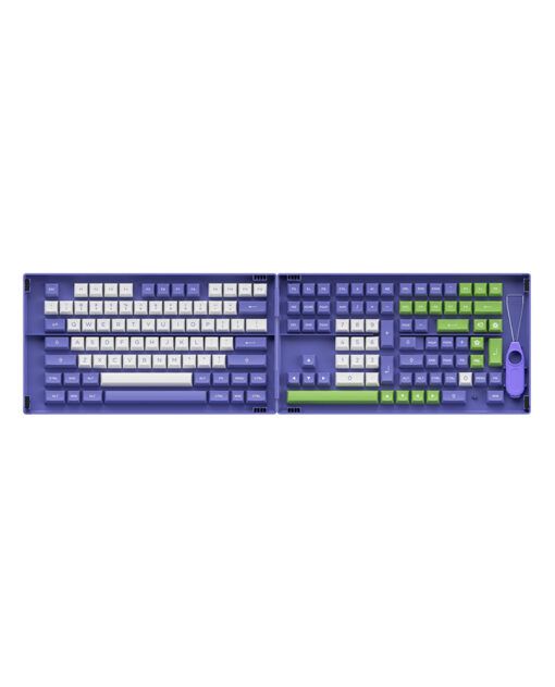 AKKO Keycap set – Very Peri (PBT Double-Shot/ASA profile/197 nút)