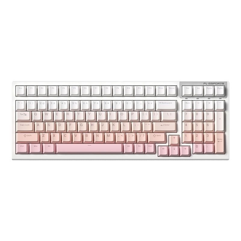 Bàn phím cơ FL-Esports FL100 CPM - Sakura Pink