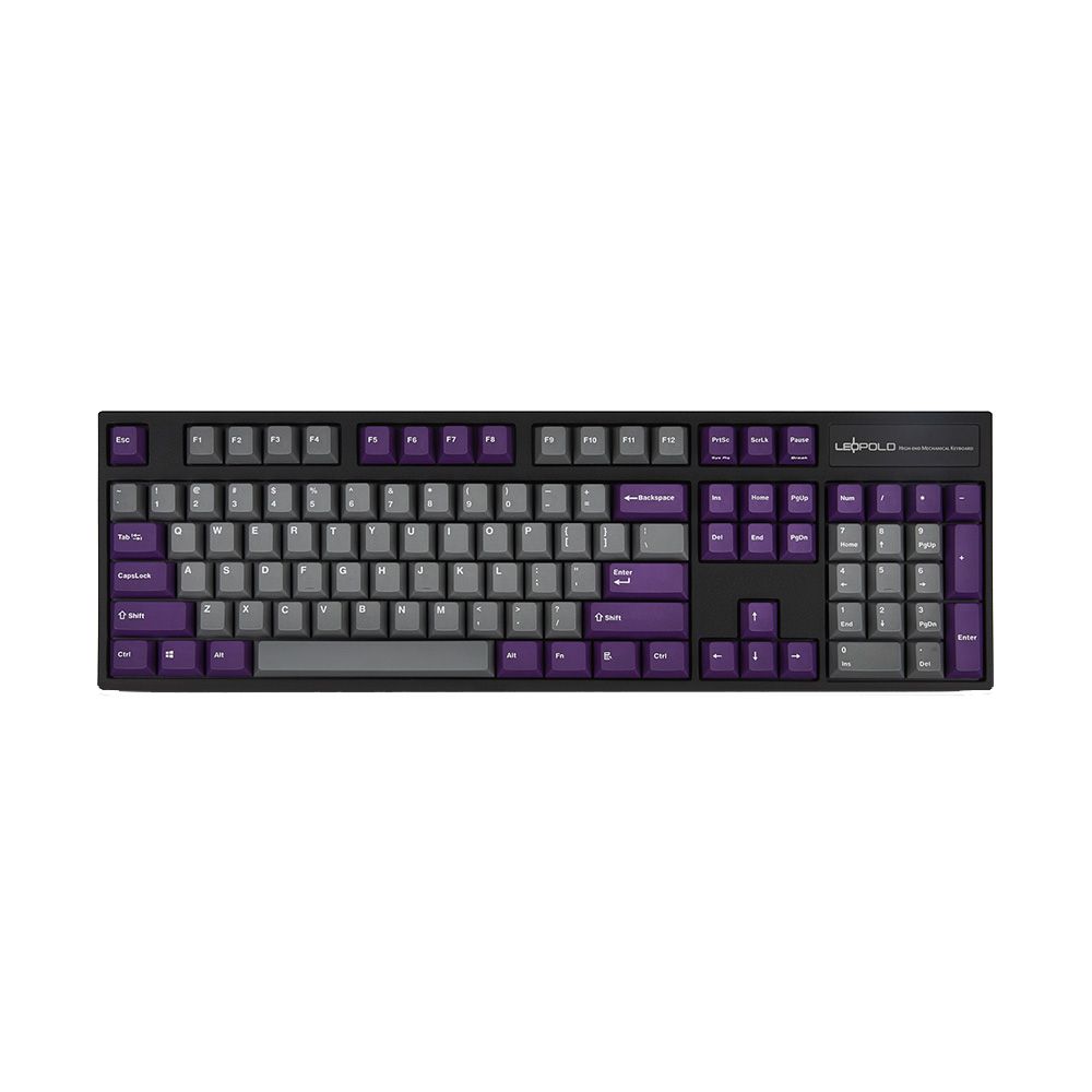  Bàn phím cơ Leopold FC900R PD Grey Purple 