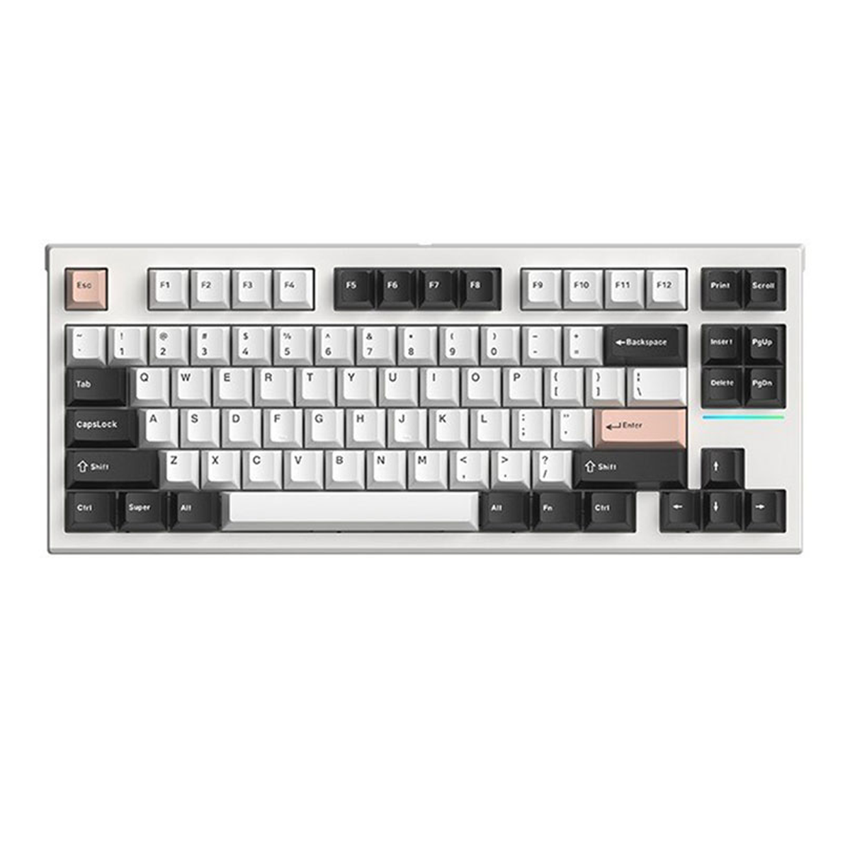 Bàn phím cơ FL-Esports FL750 White Olivia