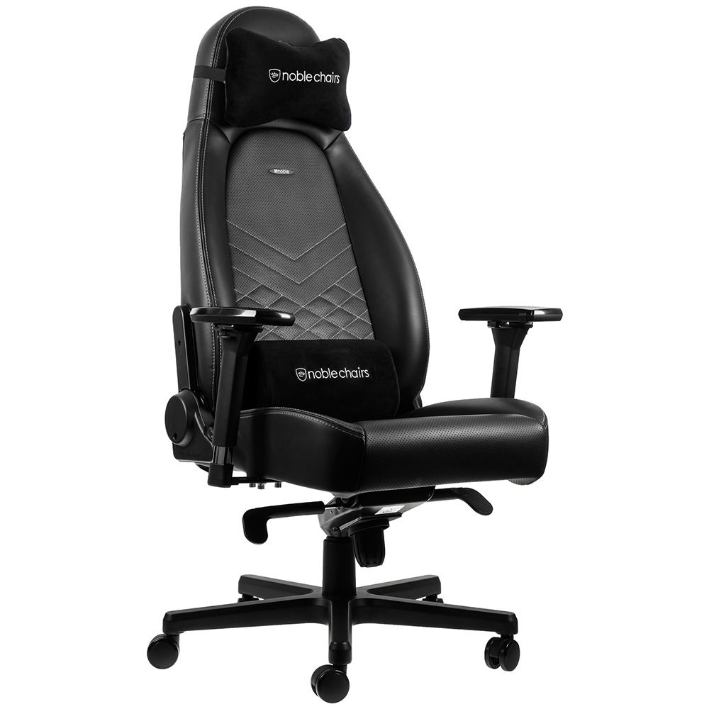 Ghế Gaming Noble Chair - Icon Series Black/Platinum White