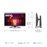  Màn hình BenQ MOBIUZ EX2710 165Hz 1ms 27" 