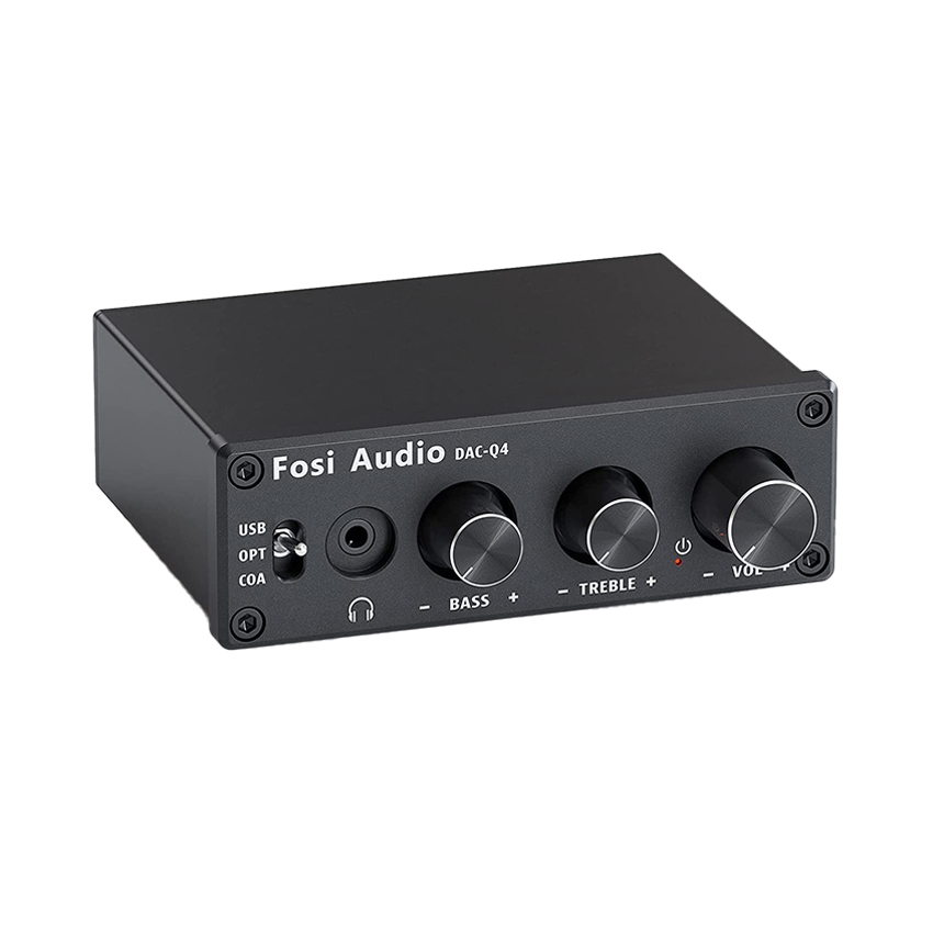 Bộ giải mã tín hiệu âm thanh FOSI AUDIO Q4 - Đen