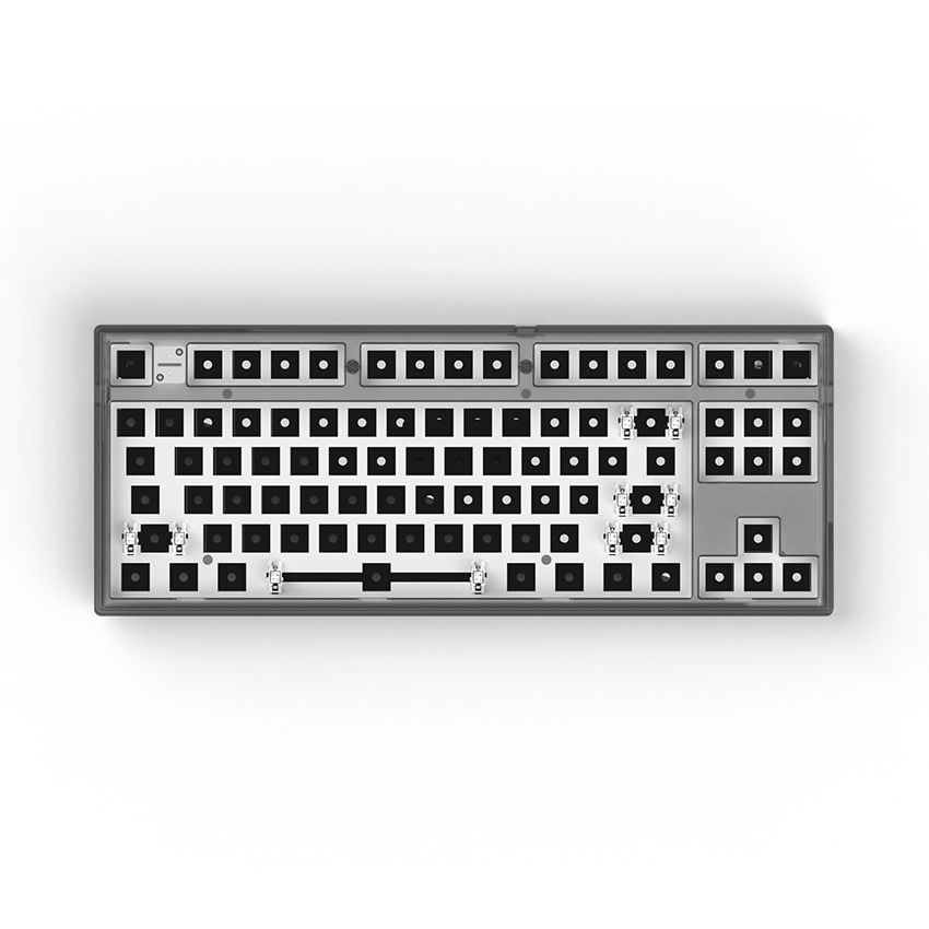 Bộ kit bàn phím cơ FL-Esports FL MK870 Transparent Black