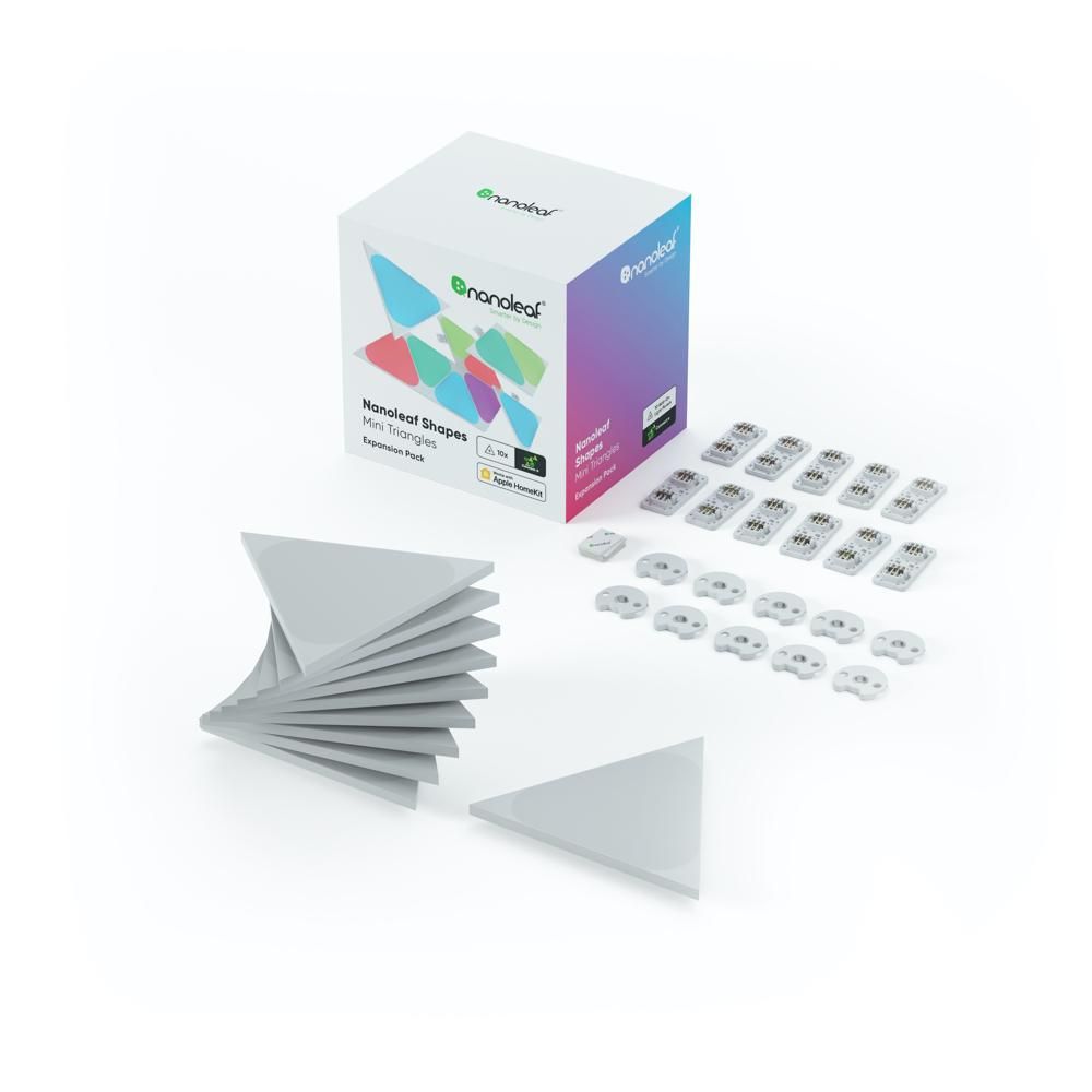 Đèn thông minh Nanoleaf Shapes Mini Triangles - Expansion Pack (Bộ mở rộng - 10 pieces)