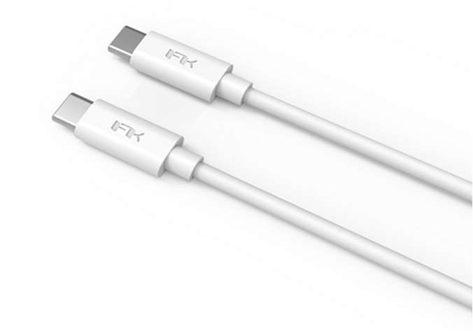 Cáp FeelTEK USB-C to USB-C 120 cm