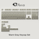  Keycap AKKO PBT Cherry profile 132 nút  - Warm Gray 