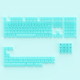  Keycap AKKO PC ASA Profile 155 nút - Tiffany Blue (Clear) 