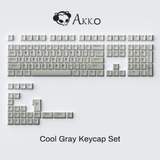 Keycap AKKO PBT Cherry profile 132 nút  - Cool Gray 
