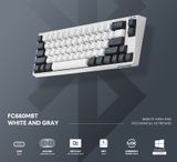  Bàn phím cơ Leopold FC660M Bluetooth White Dark Grey 