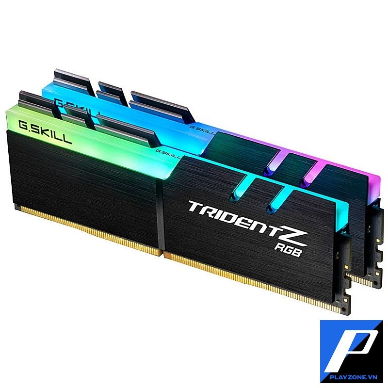  RAM G.Skill TRIDENT Z RGB - 16GB (8GBx2) DDR4 3000MHz - F4-3000C16D-16GTZR 