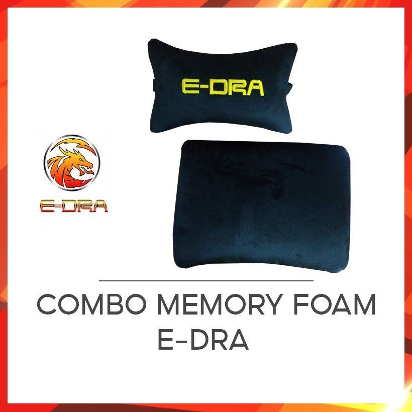  Bộ gối Memory Foam ( Lưng + Đầu ) E-dra 