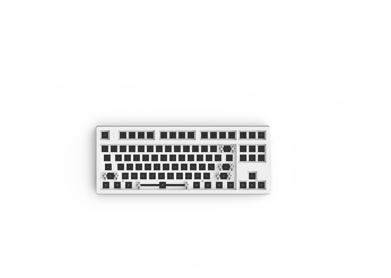 Bộ kit bàn phím cơ FL-Esports MK870 White - 3 MODE