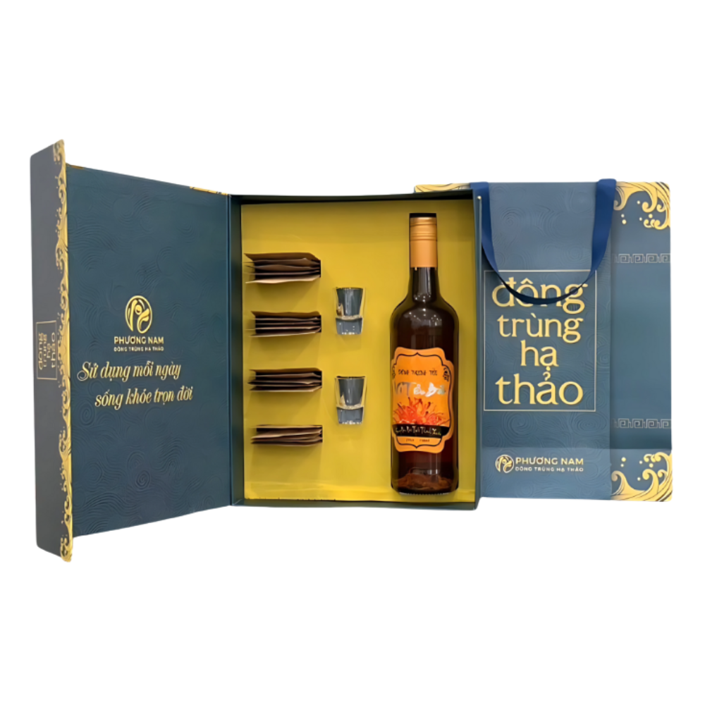 Hộp quà tặng sức khỏe Đông Trùng Hạ Thảo Phương Nam - Giftset 3