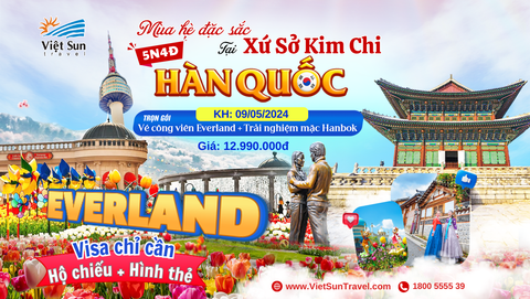 Tour Hàn Quốc 5N4Đ <br> (KH: 09/05/2024)