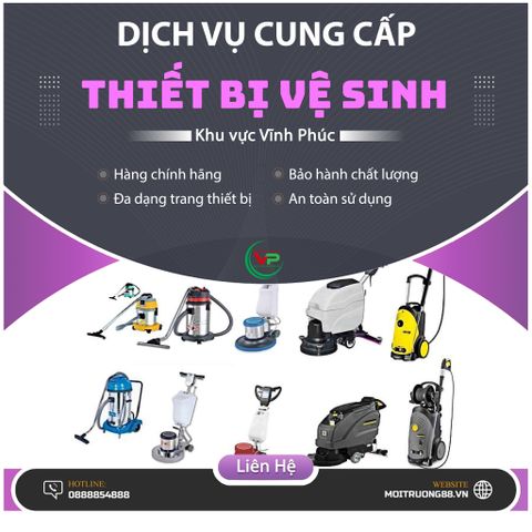 Cung Cấp Thiết Bị, Máy Móc, Hóa Chất Vệ Sinh Môi Trường