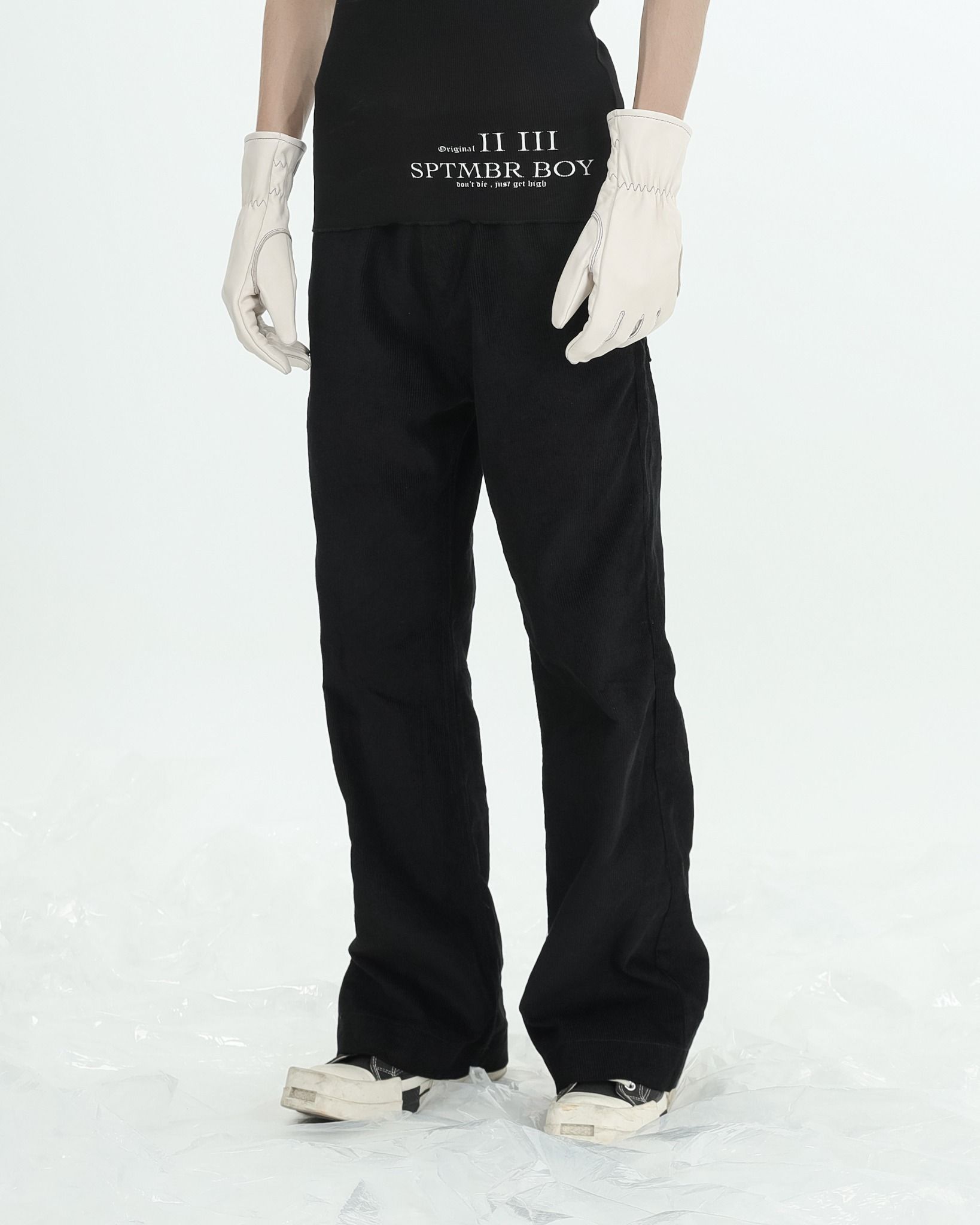  23'RG pants 02 / corduroy / Black 
