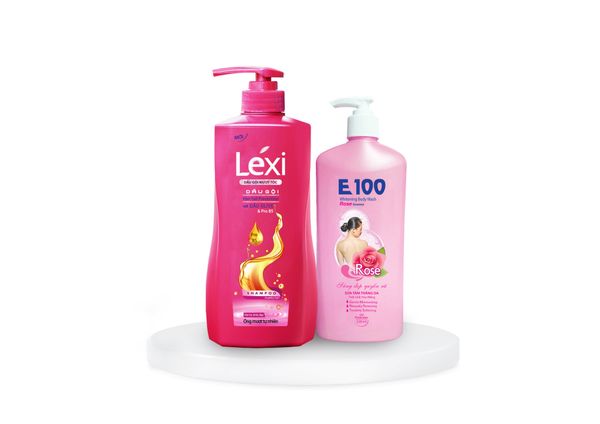 Combo Dầu Gội Lexi 630G Hồng Tặng Kèm 1 Sữa Tắm E100 520ML