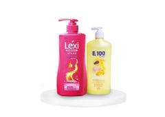 Combo Dầu Gội Lexi 630G Hồng Tặng Kèm 1 Sữa Tắm E100 520ML