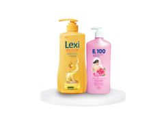 Combo Dầu Gội Lexi 630G Vàng Tặng Kèm 1 Sữa Tắm E100 520ML