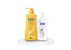 Combo Dầu Gội Lexi 630G Vàng Tặng Kèm 1 Sữa Tắm E100 520ML