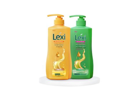 Combo Dầu Gội Lexi 630g Vàng +  Lexi 630g Xanh