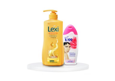 Combo Lexi 630g  + Sữa Tắm Trắng Da E100 200g