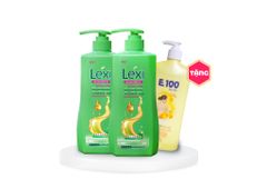 Combo 2 Dầu Gội Lexi 630G Xanh Tặng Kèm 1 Sữa Tắm E100